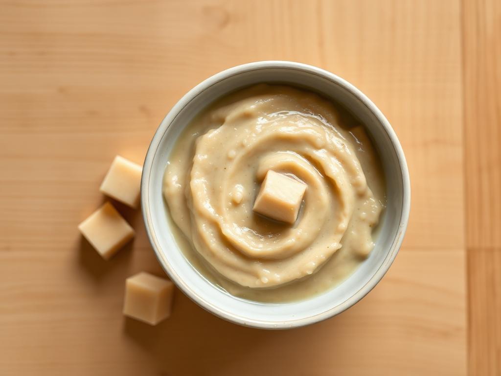 Ilustrasi hidangan Bubur Tempe